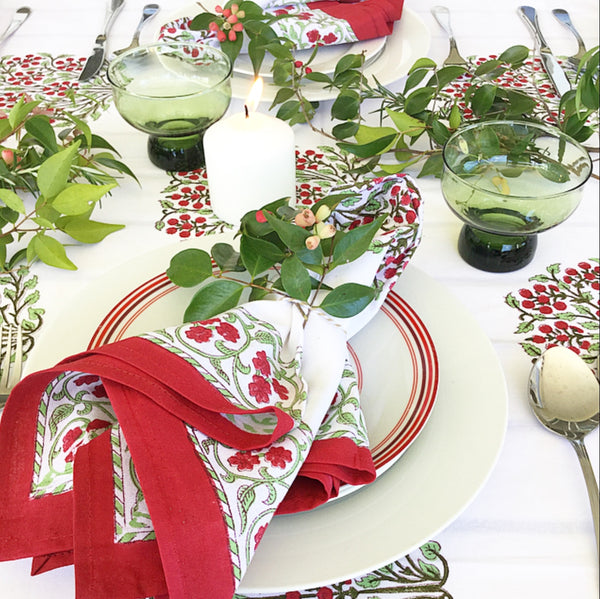 Cherry Country Tablenapkins (Set Of 4)