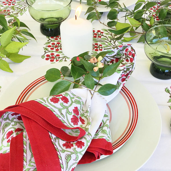 Cherry Country Tablenapkins (Set Of 4)