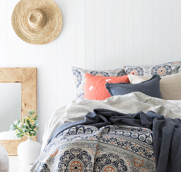 Grey / Black Mandala Sham