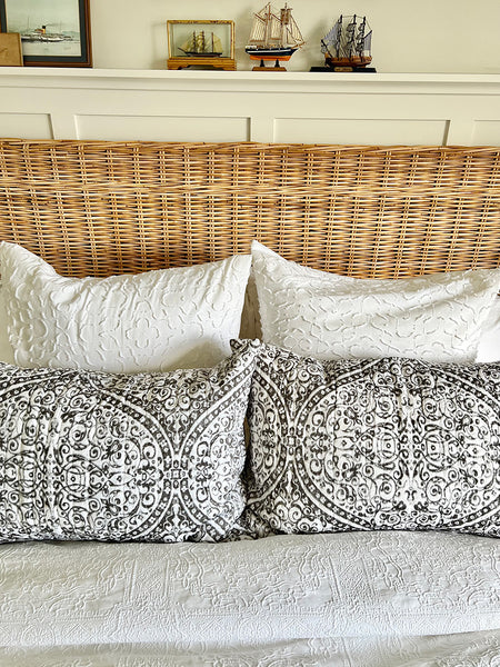 Gunmetal Rajput Palace Pillowcase