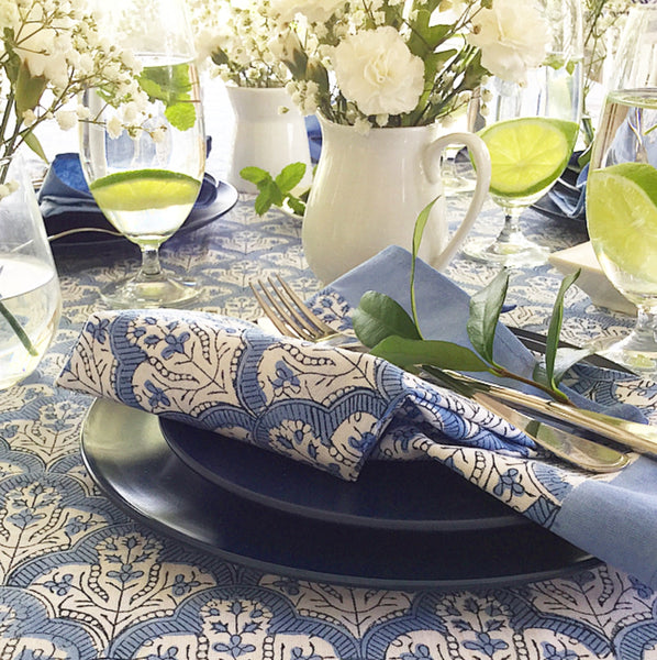 Blue Jaipur Royal Table Napkins (set of 4)